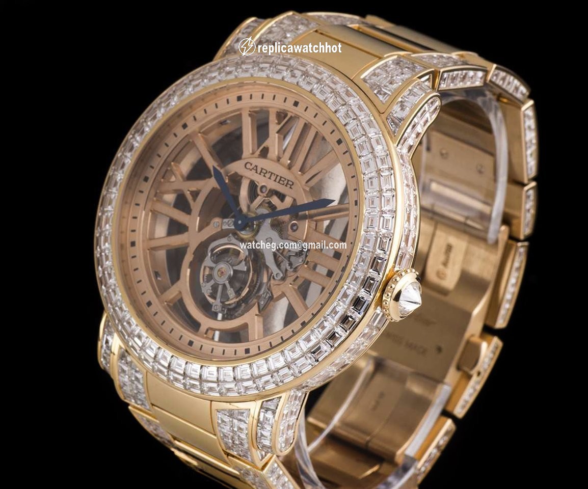 Cartier Rotonde de Cartier Mens watch Unisex Manual winding Rose gold CRHPI00507 2