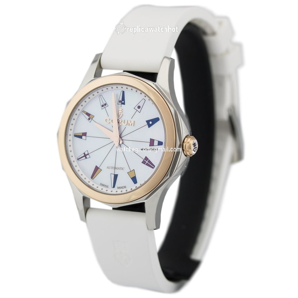 Corum Admirals Cup Womens watch Automatic Steel A400 02974 - 400.100.24 0379 PN13 2