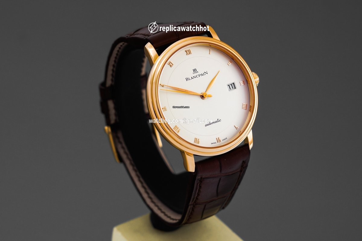 Blancpain Villeret Ultra-Slim Mens watch Unisex Automatic Rose gold 6223-3642-55 2