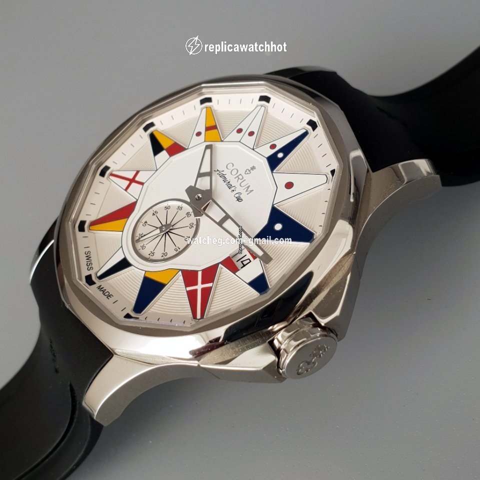 Corum Admirals Cup Legend 42 Mens watch Unisex Automatic Steel 395.101.20 F371.AA12 2