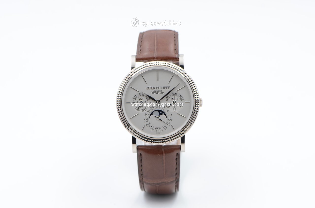 Patek Philippe Perpetual Calendar Mens watch Unisex Automatic White gold 5139G-001 2
