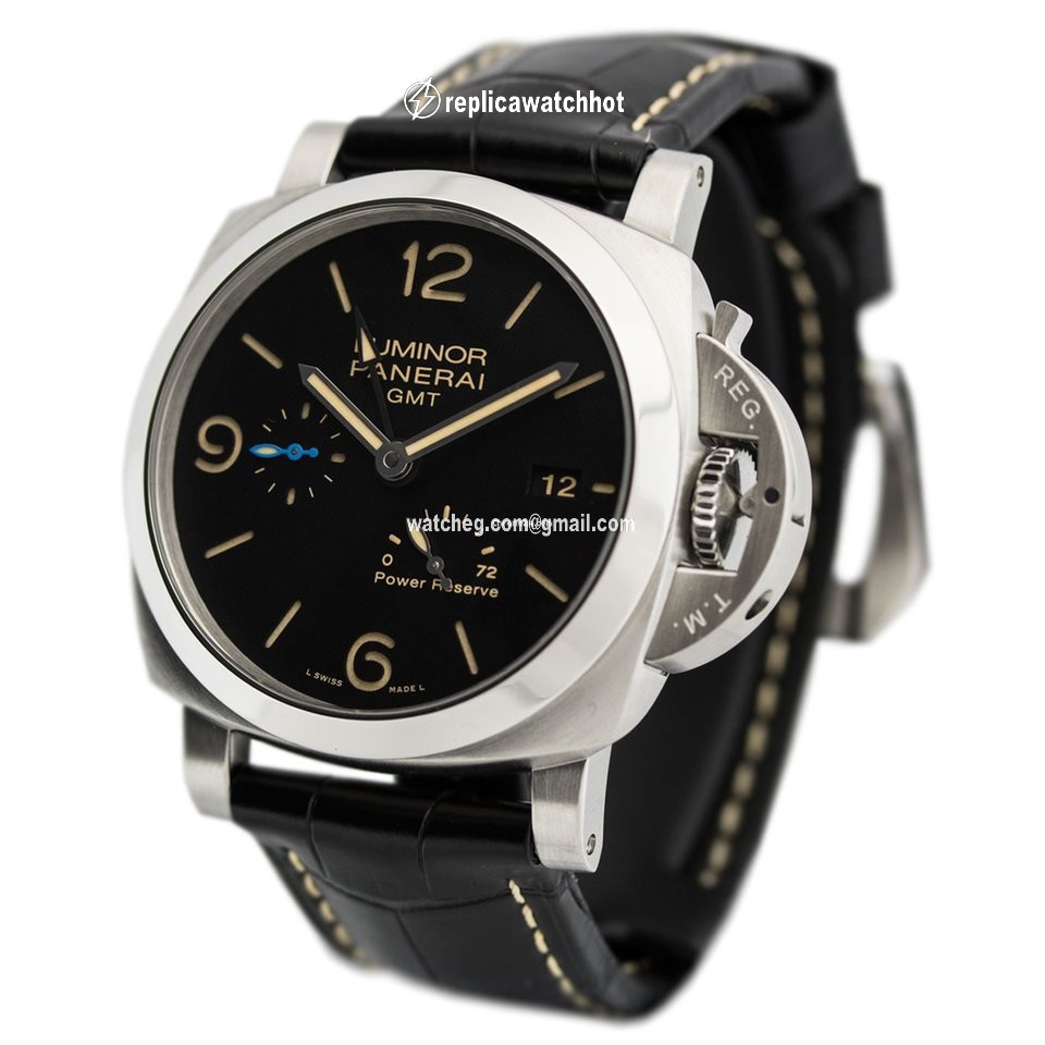 Panerai Luminor 1950 3 Days GMT Power Reserve Automatic Mens watch Unisex Automatic Steel PAM01321 or PAM1321 2