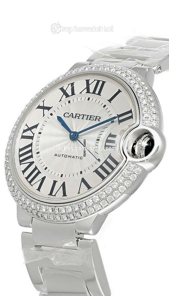 Cartier Ballon Bleu 36mm Automatic White gold WE9006Z3 2