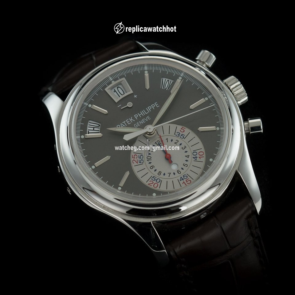 Patek Philippe Annual Calendar Chronograph Mens watch Unisex Automatic Platinum 5960P 2
