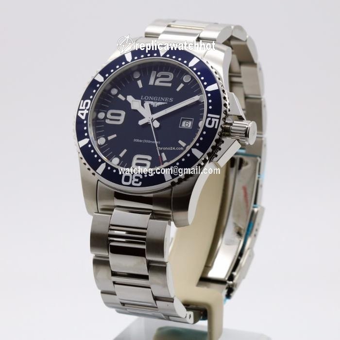 Longines HydroConquest Mens watch Unisex Quartz Steel L3.840.4.96.6 2