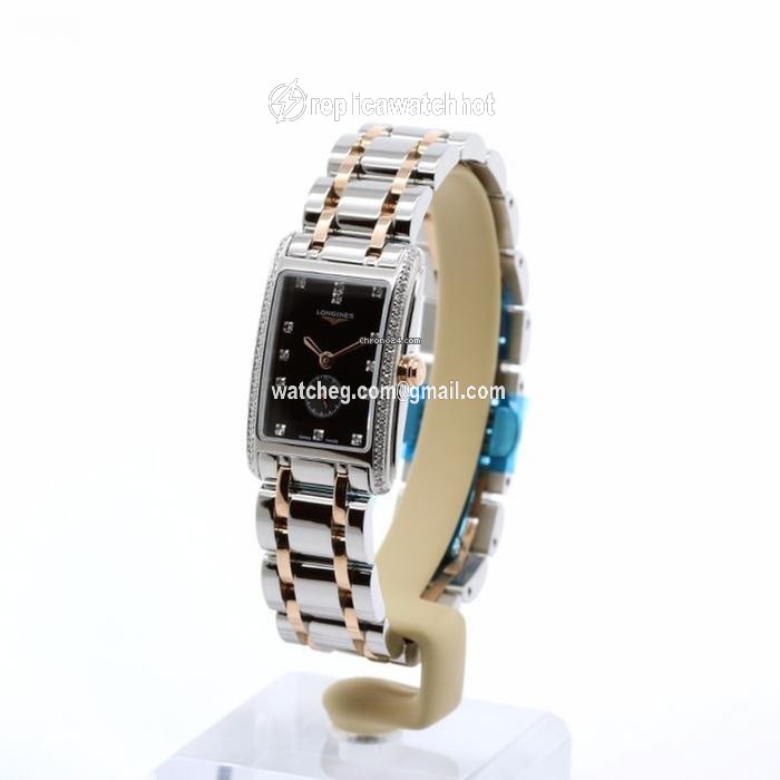 Longines DolceVita Womens watch Quartz Gold Steel L5.255.5.59.7 2