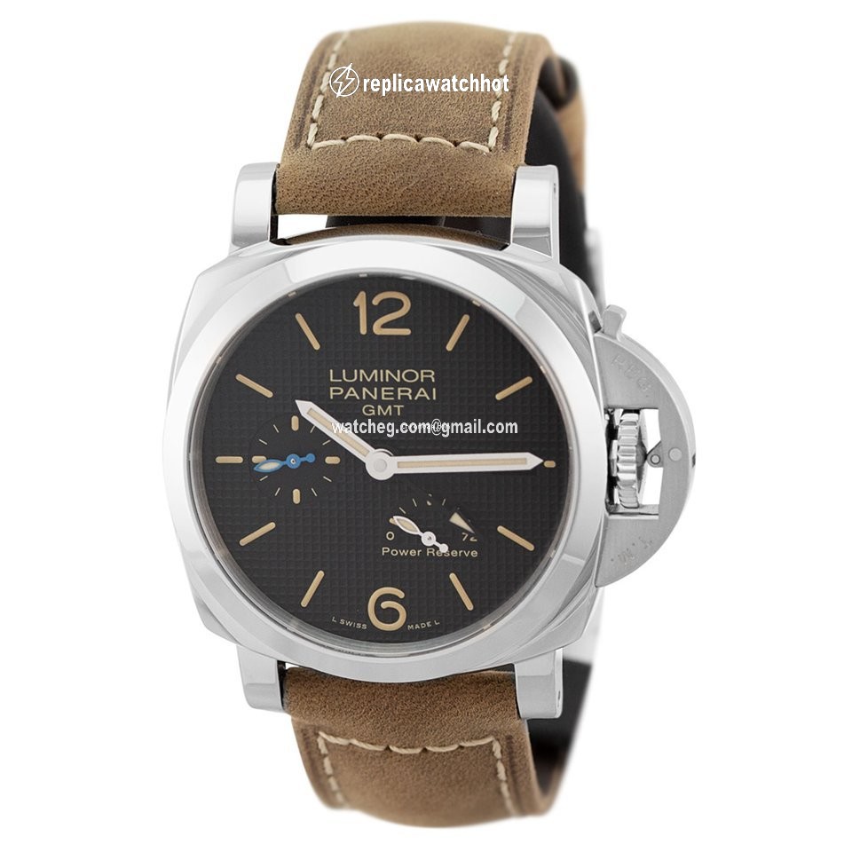 Panerai Luminor 1950 3 Days GMT Power Reserve Automatic Mens watch Unisex Automatic Steel PAM01537 or PAM1537 2