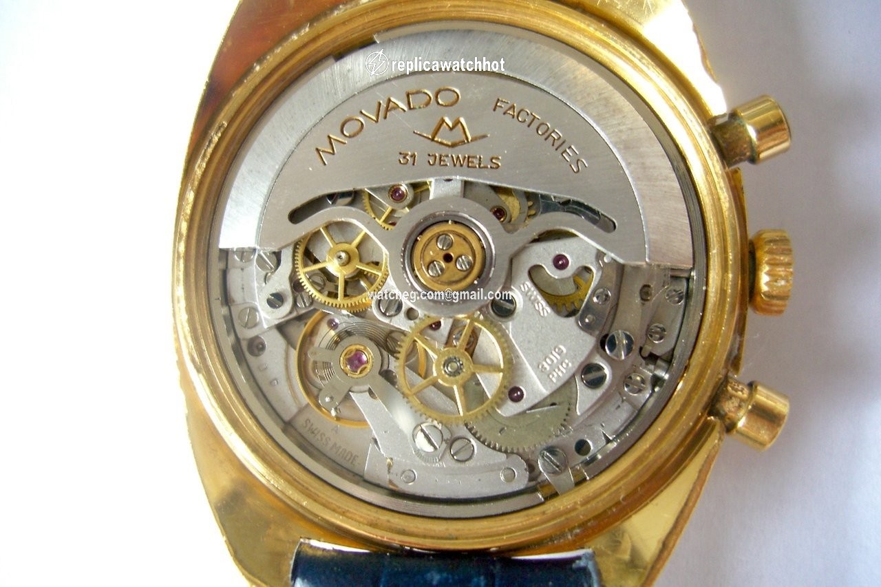 Movado Datron Mens watch Unisex Automatic Gold Steel HS 360 Sub Sea 2