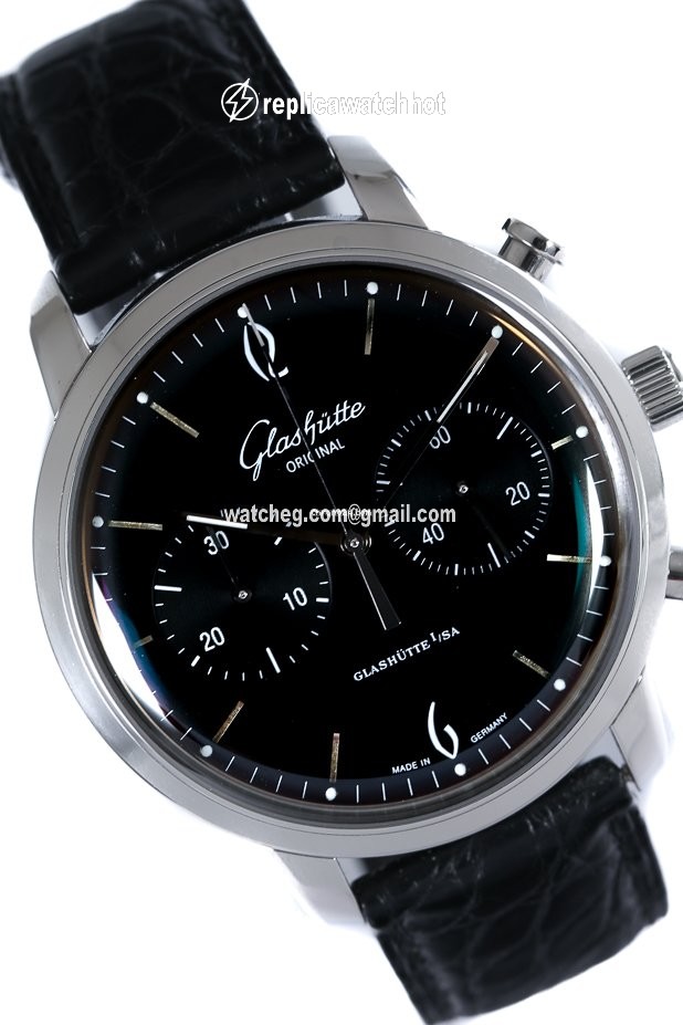 Glashtte Original Sixties Chronograph Mens watch Unisex Automatic Steel 393.402.22.04. 2