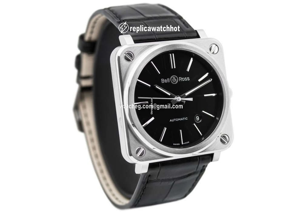 Bell & Ross BR S Mens watch Unisex Automatic Steel BRS92-BLC-ST SCR 2