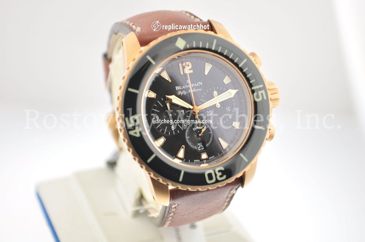 Blancpain Fifty Fathoms Mens watch Unisex Automatic Rose gold 5085FA-3630-63B 2