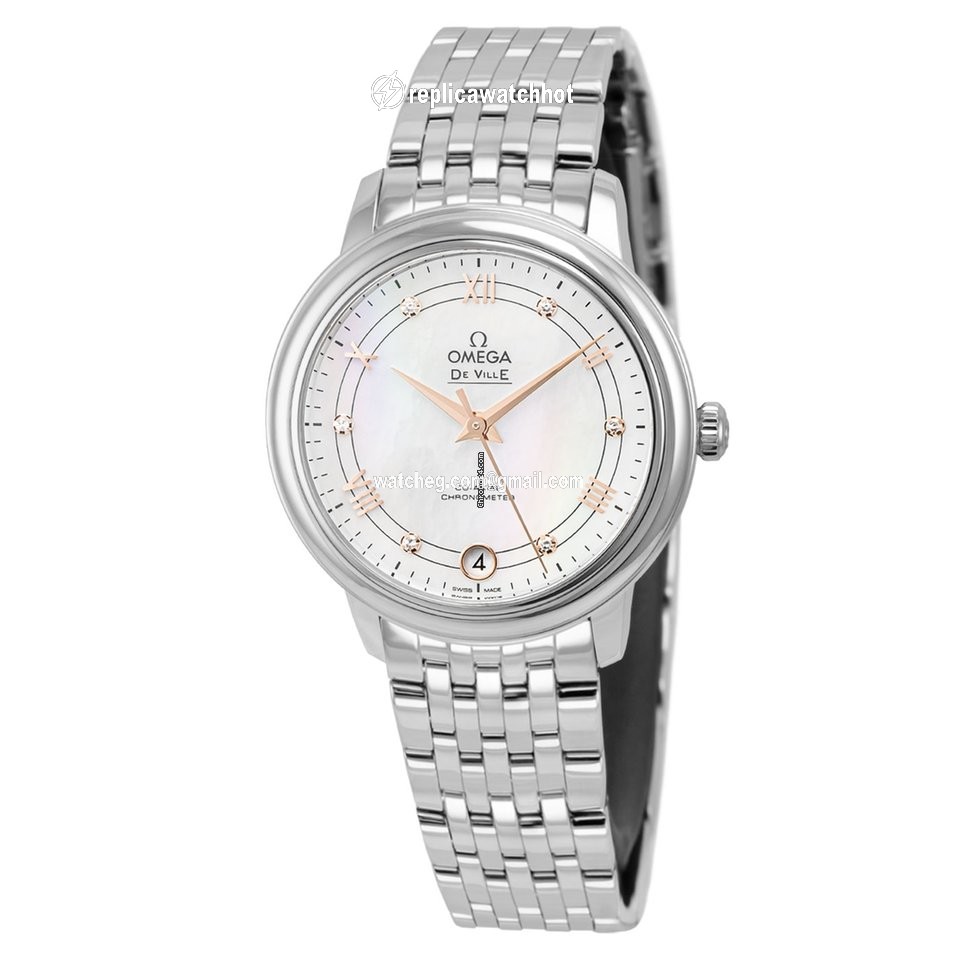 Omega De Ville Prestige Womens watch Automatic Steel 424.10.33.20.55.002 2