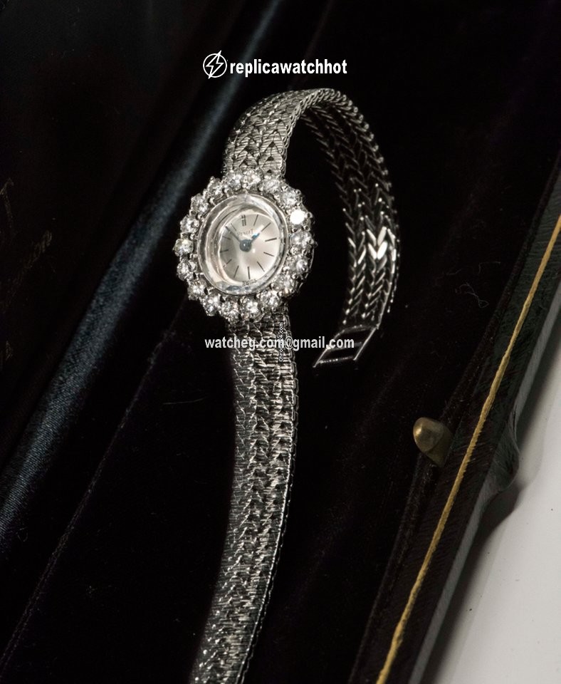 Piaget Womens watch Manual winding White gold 1970s Piaget 18kt 2.25 Diamond Bracelet Watch 2