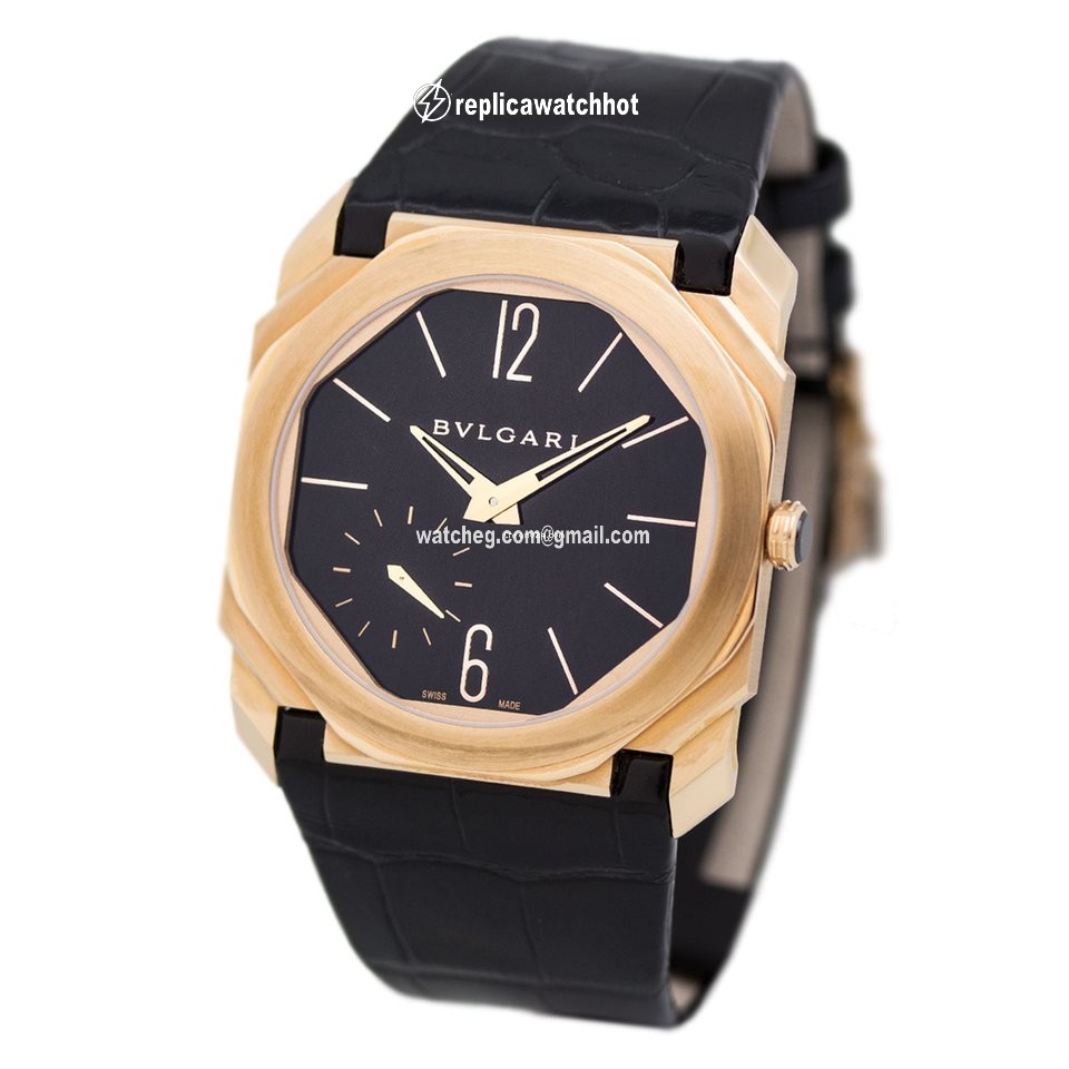 Bulgari Octo Mens watch Unisex Manual winding Rose gold 102371 BGOP40BGLXT 2