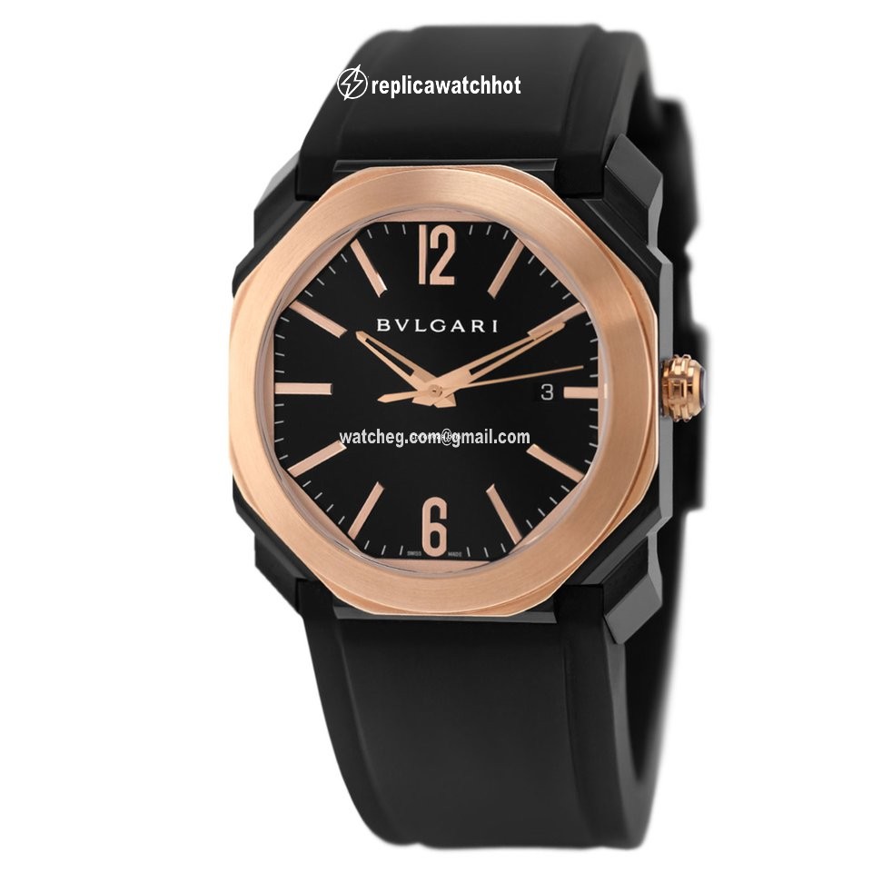 Bulgari Octo Mens watch Unisex Automatic Gold Steel 102485 BGO41BBSPGVD 2