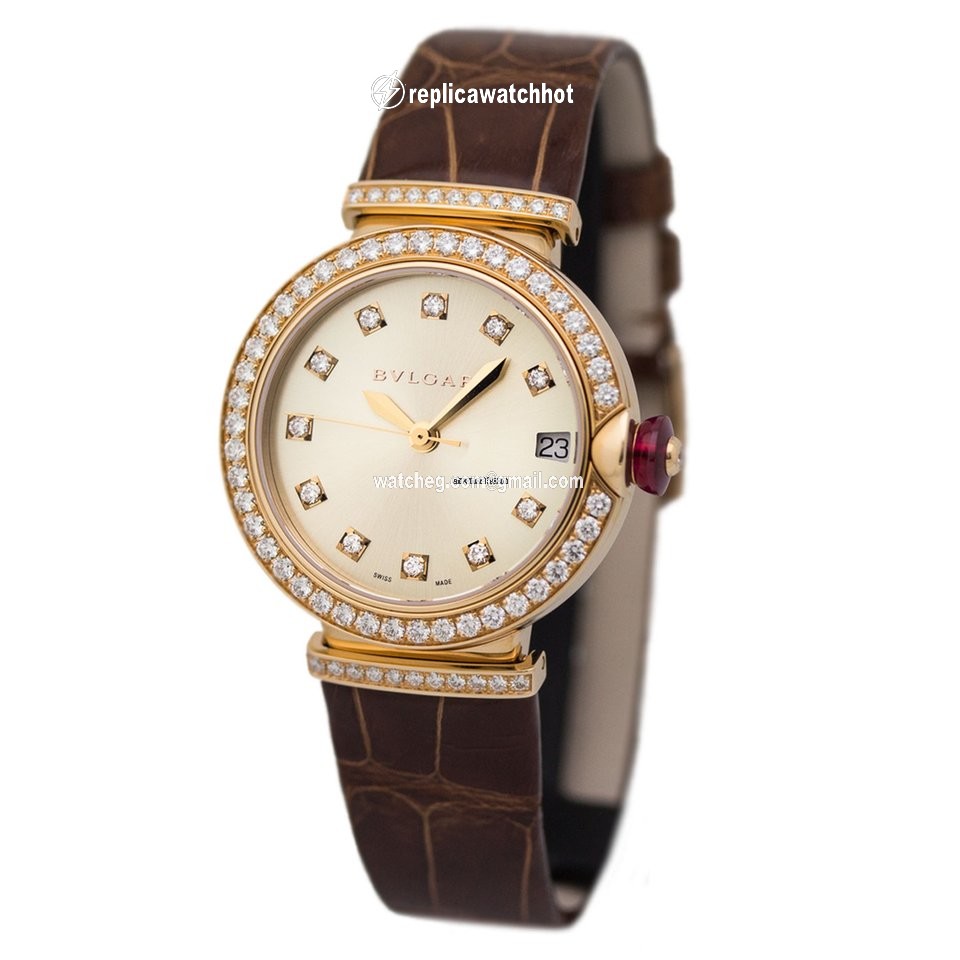 Bulgari Lucea Womens watch Automatic Rose gold 102646 LUP33C6GDLD 11.A 2