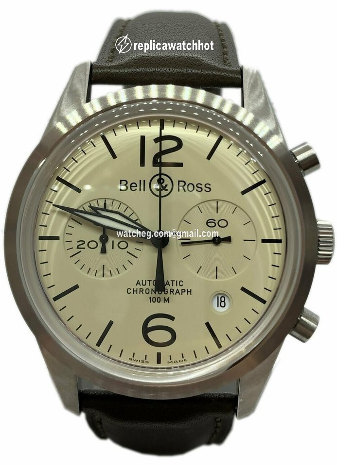 Bell & Ross BR V1 Mens watch Unisex Automatic Steel BRV126-BEI-ST-SCA 2