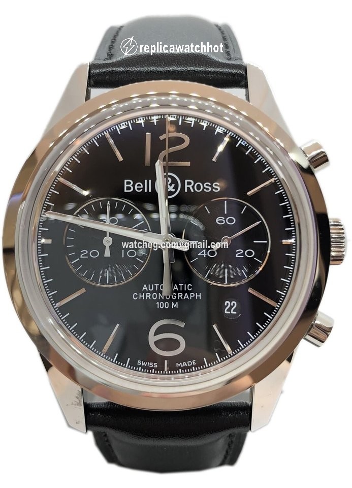 Bell & Ross Vintage Mens watch Unisex Automatic Steel BRG126-BL-ST-SCR 2