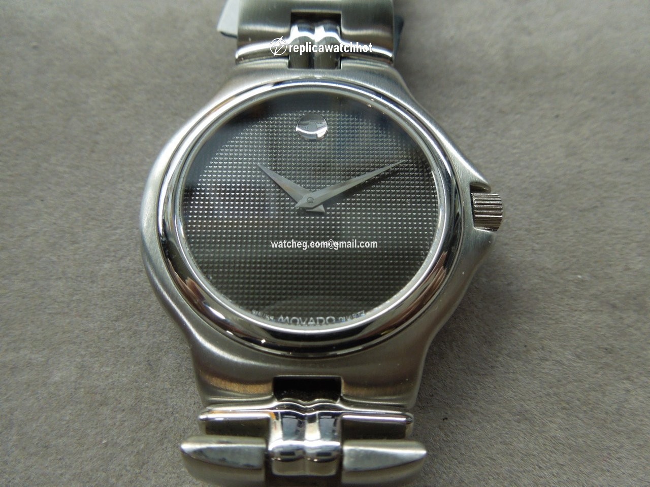 Movado Mens watch Unisex Quartz Steel Movado 84.E2.0887 2