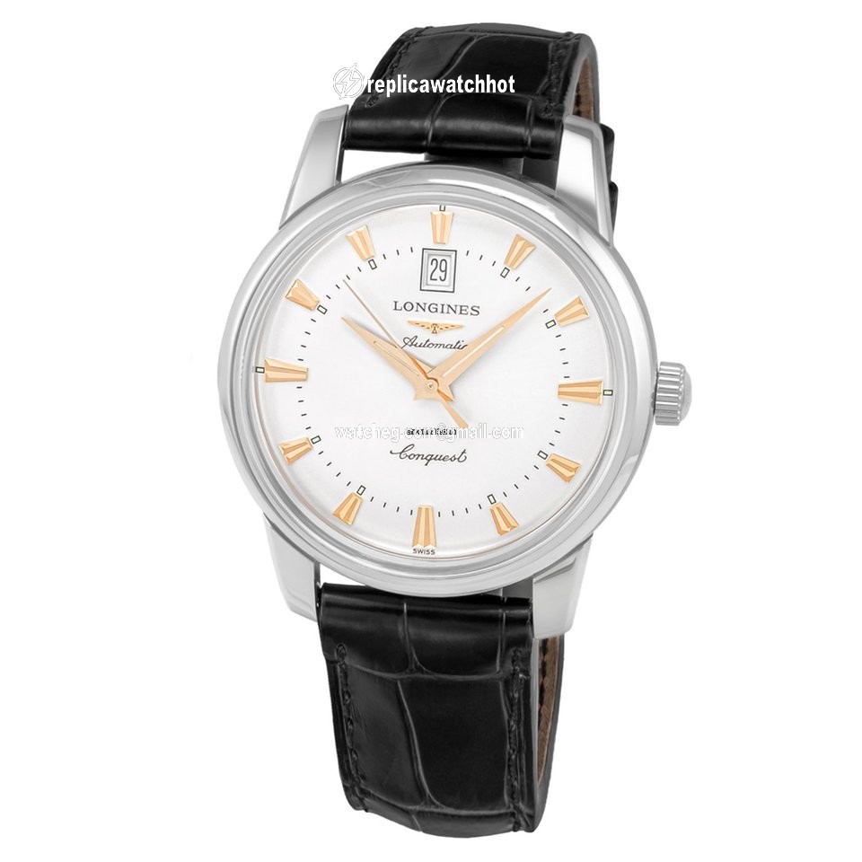 Longines Conquest Heritage Mens watch Unisex Automatic Steel L1.645.4.75.4 2
