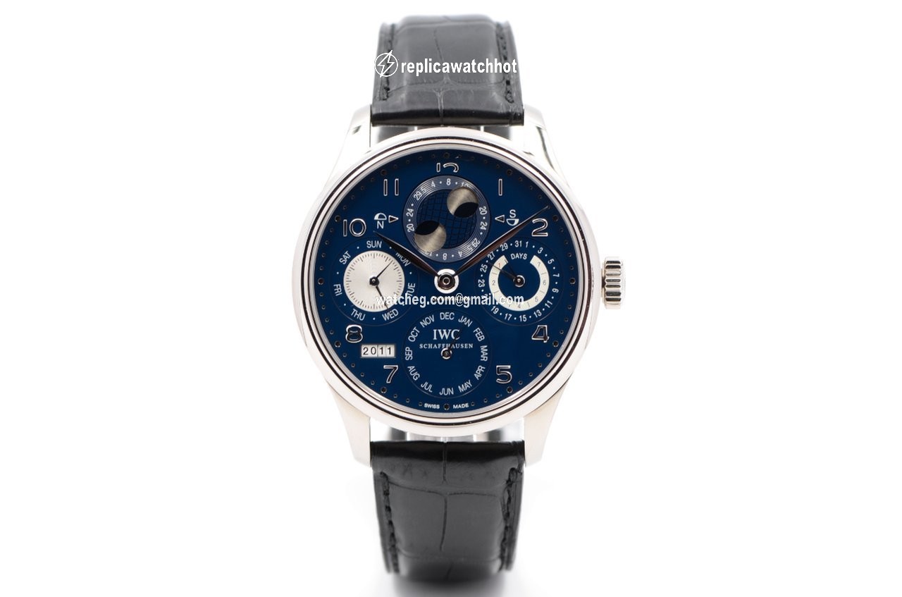 IWC Portuguese Perpetual Calendar Mens watch Unisex Automatic White gold IW502121 2