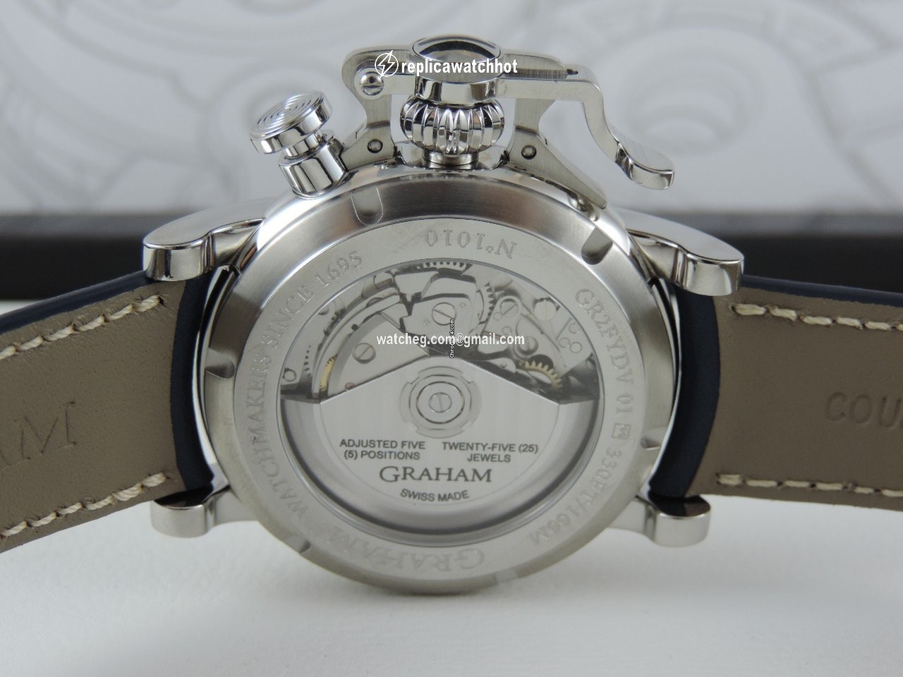 Graham Chronofighter Mens watch Unisex Automatic Steel 2CVAS.U04A.L129S 2