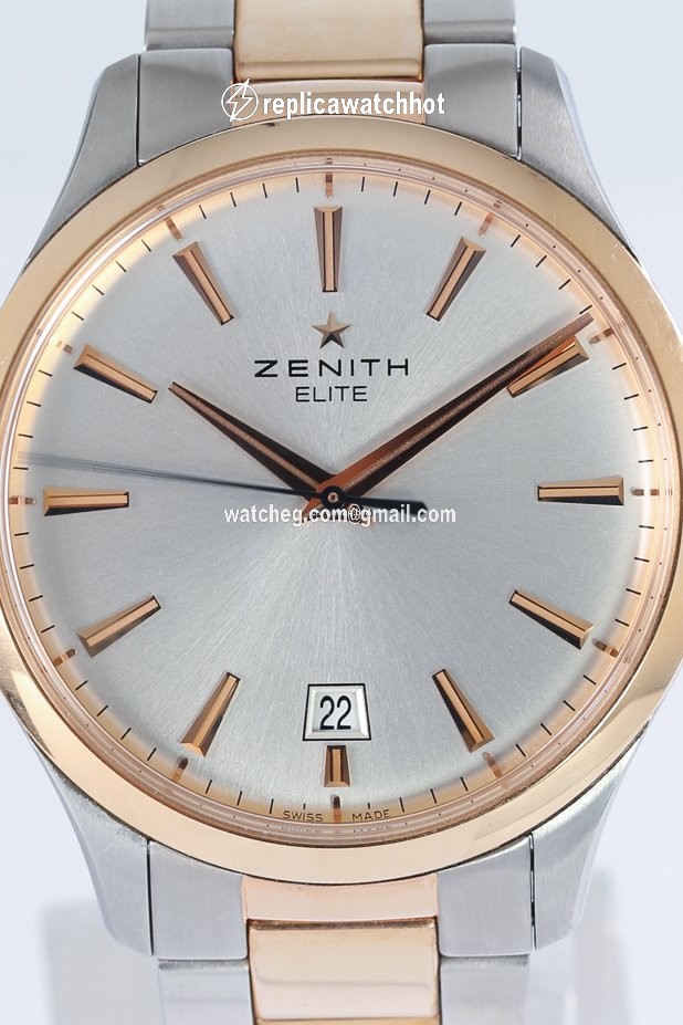 Zenith Captain Central Second Mens watch Unisex Automatic Gold Steel 51.2020.670 01.M2020 2