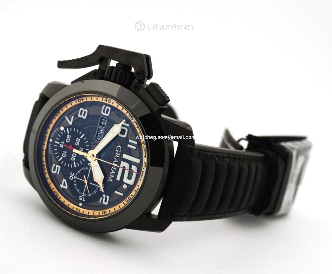Graham Chronofighter Oversize Mens watch Unisex Automatic Steel 2CCAU.B31A 2