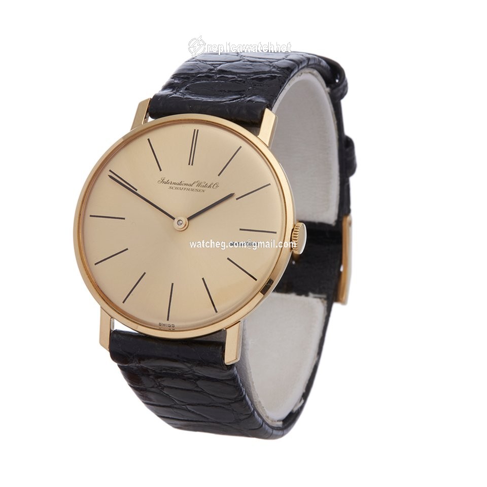 IWC Mens watch Unisex Manual winding Yellow gold R2500 2