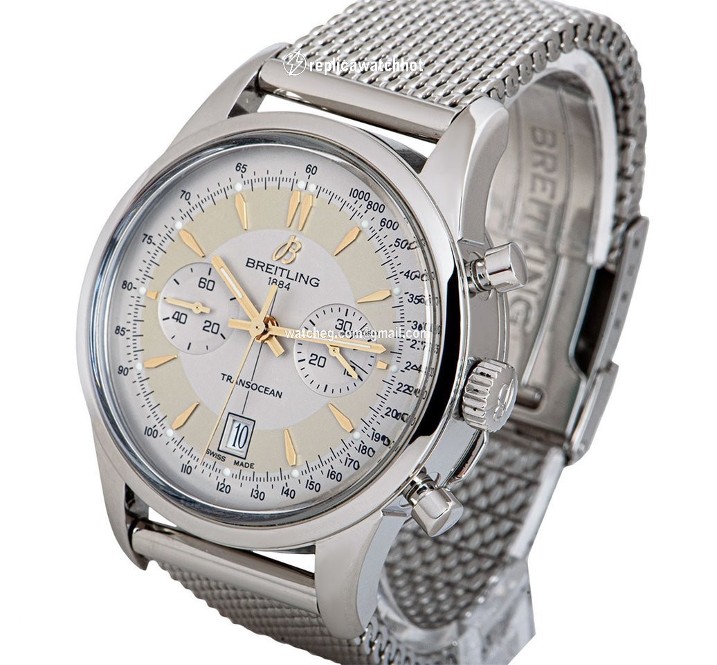 Breitling Transocean Mens watch Unisex Automatic Steel AB015412 G784 154A 2
