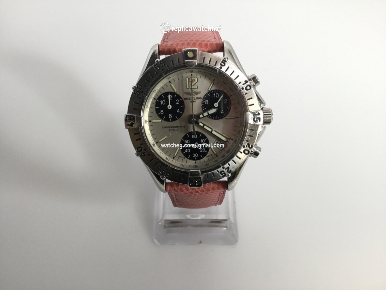 Breitling Colt Chronograph Mens watch Unisex Quartz Steel A53035 2