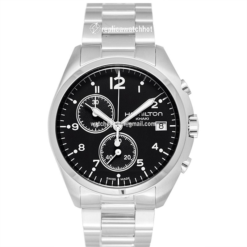 Hamilton Khaki Pilot Pioneer Mens watch Unisex Quartz Steel H76512133 2