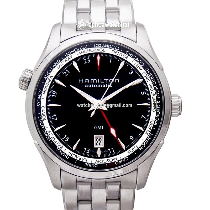 Hamilton Jazzmaster GMT Auto Mens watch Unisex Automatic Steel H32695131 2
