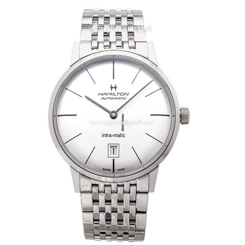 Hamilton Intra-Matic Mens watch Unisex Automatic Steel H38455151 2
