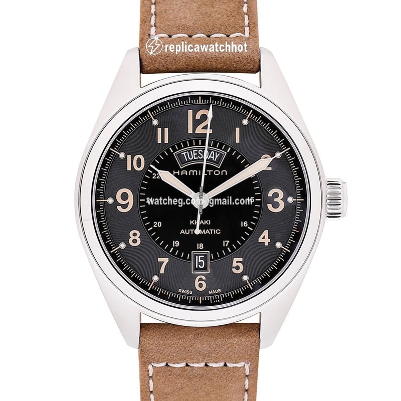 Hamilton Khaki Field Day Date Mens watch Unisex Automatic Steel H70505833 2