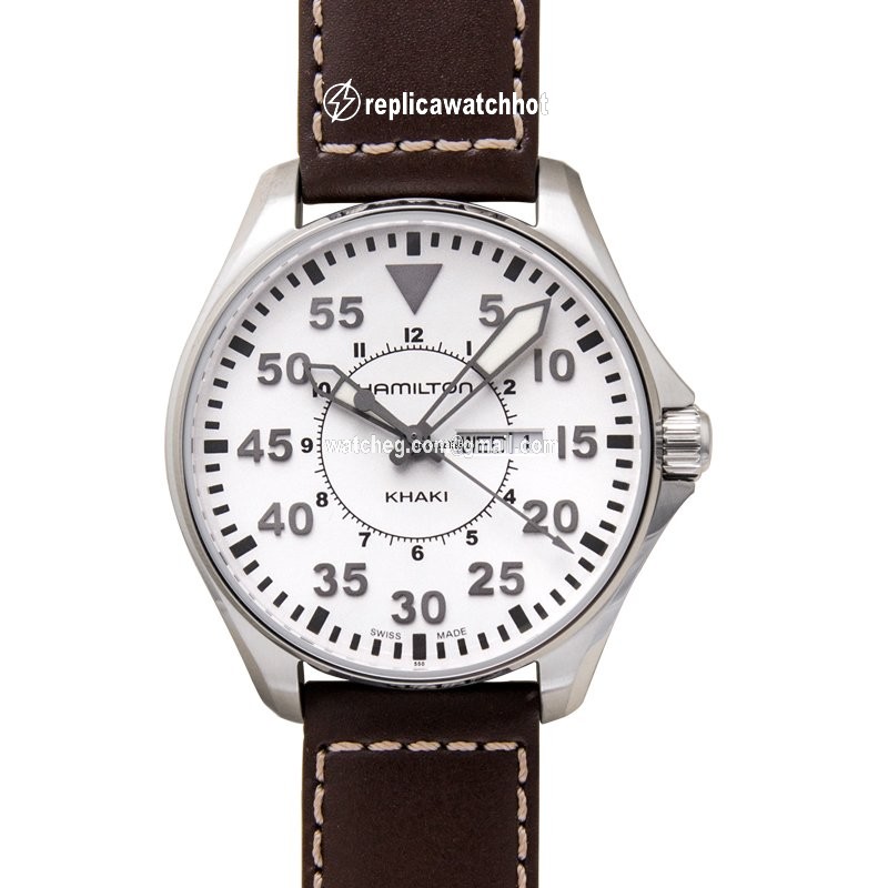 Hamilton Khaki Pilot Mens watch Unisex Quartz Steel H64611555 2