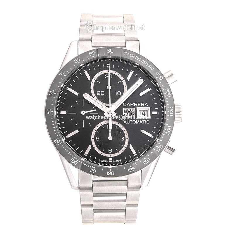 TAG Heuer Carrera Calibre 16 Mens watch Unisex Automatic Steel CV201AJ.BA0715 2