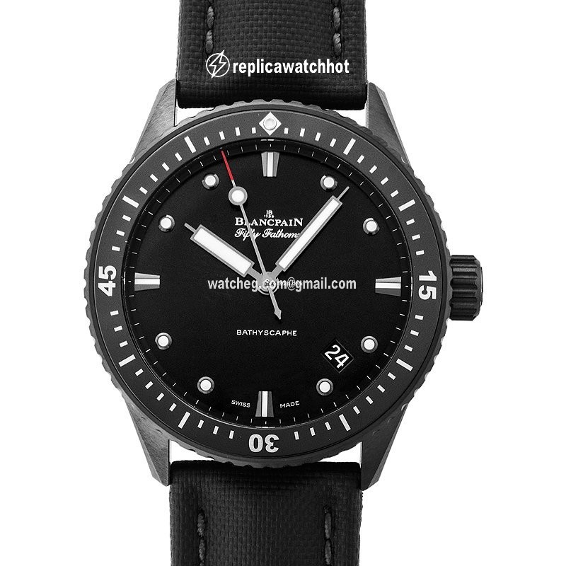 Blancpain Fifty Fathoms Bathyscaphe Mens watch Unisex Automatic Ceramic 5000-0130-B52 A 2