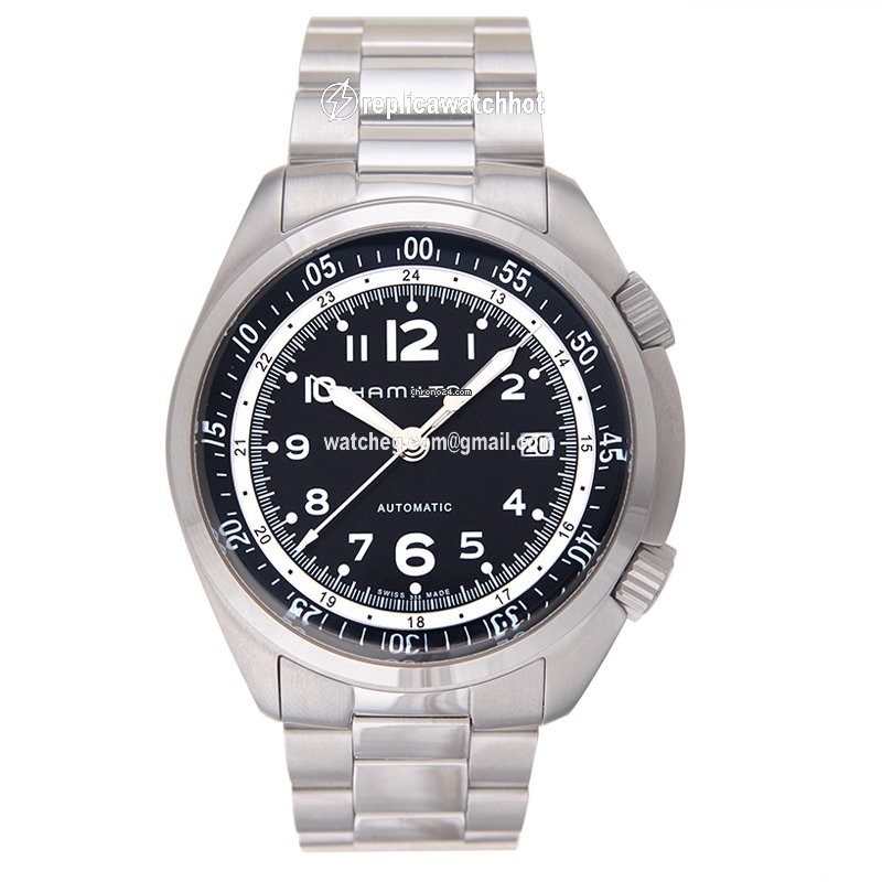Hamilton Khaki Pilot Pioneer Mens watch Unisex Automatic Steel H76455133 2
