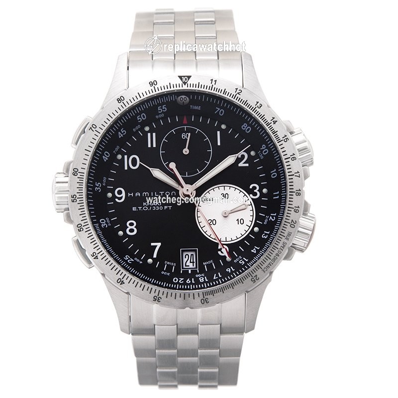 Hamilton Khaki Aviation Mens watch Unisex Quartz Steel H77612133 2