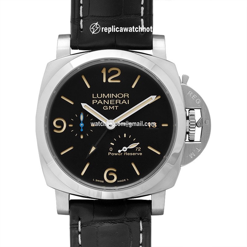 Panerai Luminor 1950 3 Days GMT Power Reserve Automatic Mens watch Unisex Automatic Steel PAM01321 2