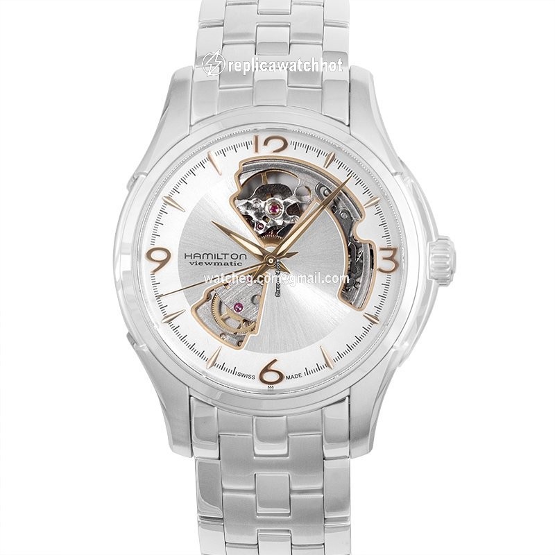 Hamilton Jazzmaster Open Heart Mens watch Unisex Automatic Steel H32565155 2