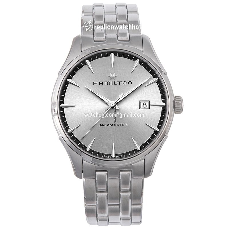 Hamilton Jazzmaster Mens watch Unisex Quartz Steel H32451151 2