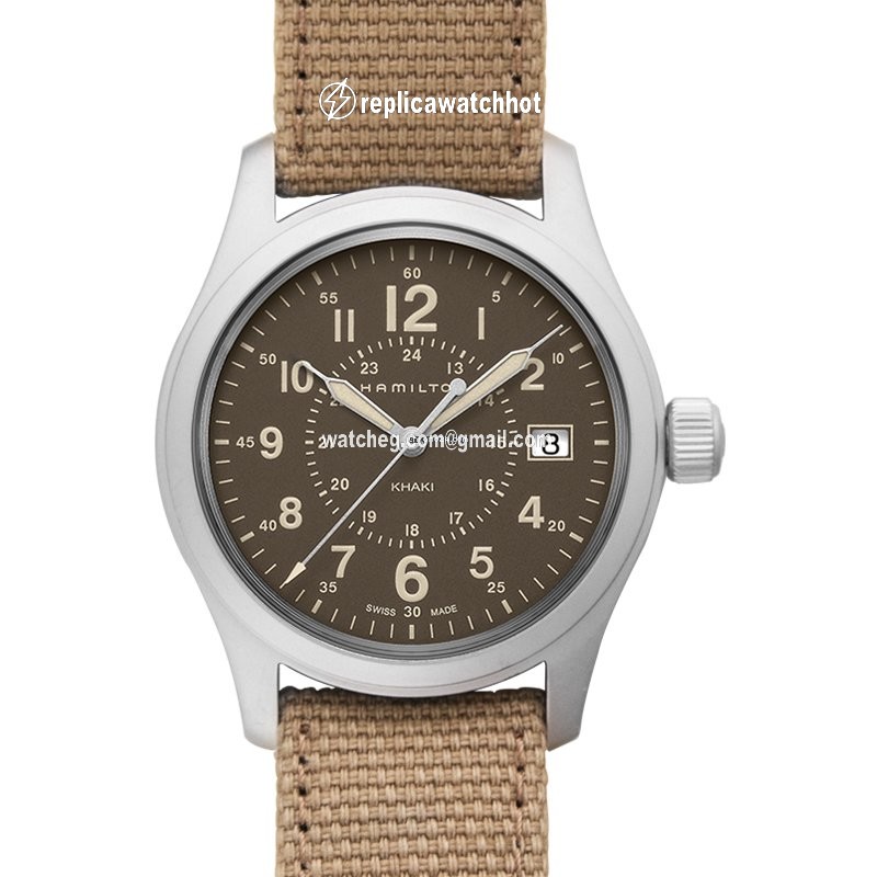 Hamilton Khaki Field Mens watch Unisex Quartz Steel H68201993 2