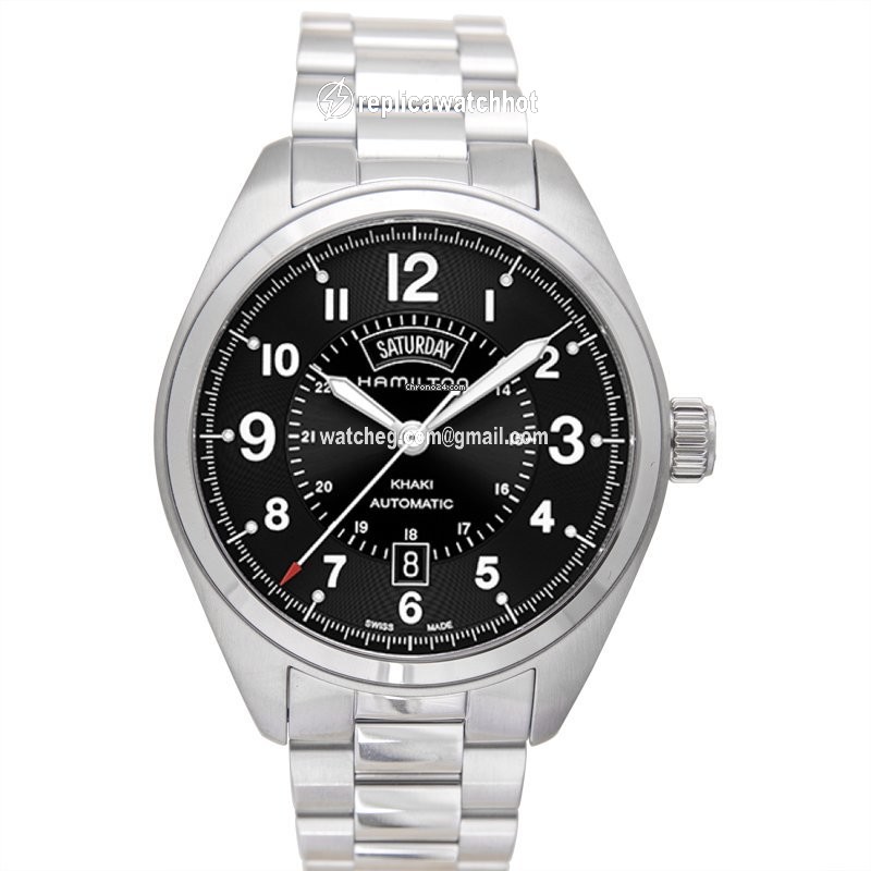 Hamilton Khaki Field Day Date Mens watch Unisex Automatic Steel H70505133 2