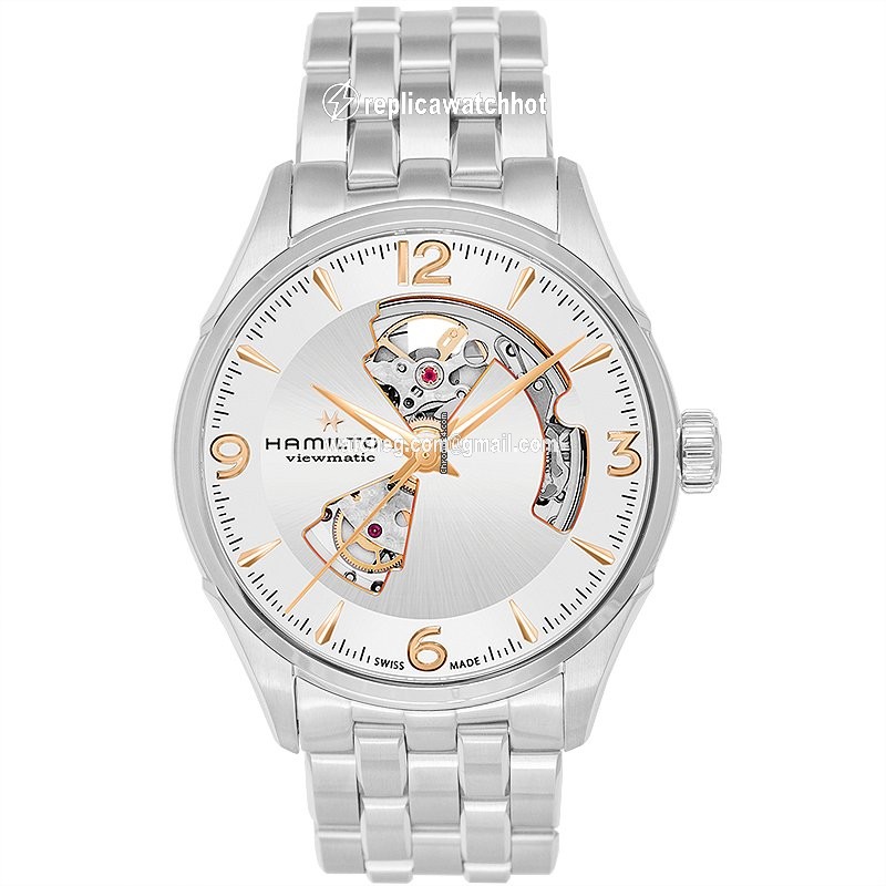Hamilton Jazzmaster Open Heart Mens watch Unisex Automatic Steel H32705151 2