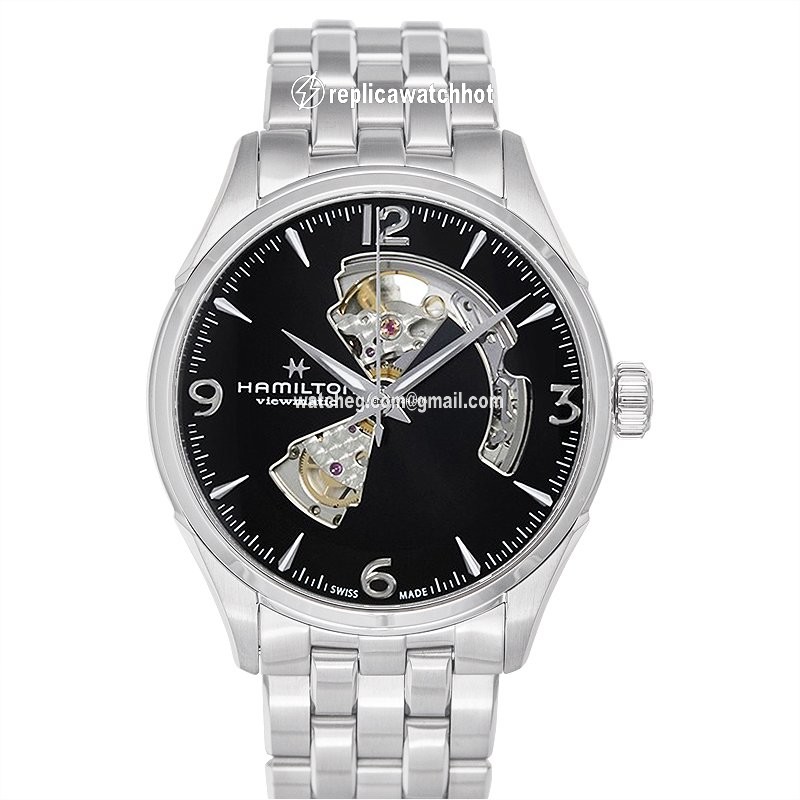 Hamilton Jazzmaster Open Heart Mens watch Unisex Automatic Steel H32705131 2