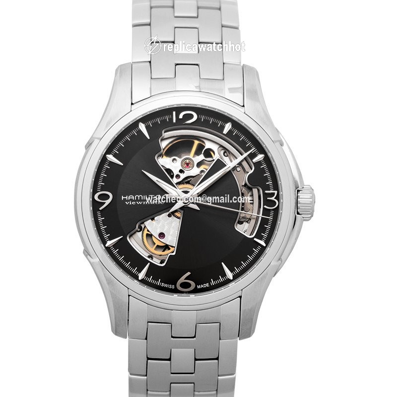 Hamilton Jazzmaster Open Heart Mens watch Unisex Automatic Steel H32565185 2