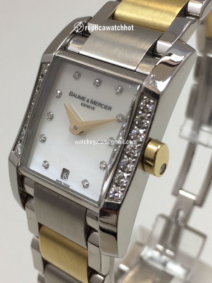 Baume & Mercier Womens watch Quartz Gold Steel MOA65548 2