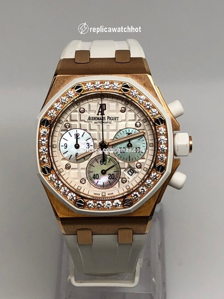 Audemars Piguet Royal Oak Offshore Lady Womens watch Automatic Rose gold 26048OK.ZZ.D010CA.01 2